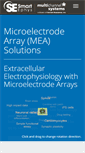Mobile Screenshot of multielectrodearrays.com