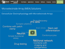 Tablet Screenshot of multielectrodearrays.com